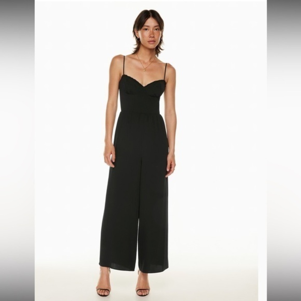 NWT Aritzia Wilfred Fable Jumpsuit Black